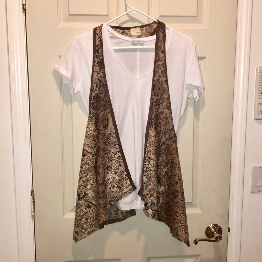 Lace layered top from buckle